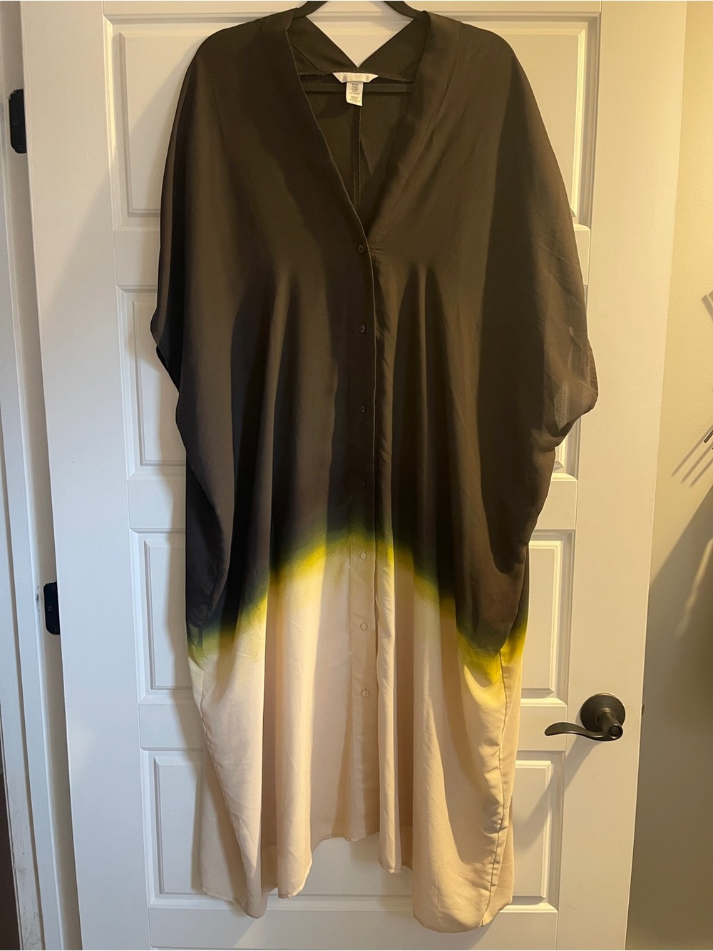 H&M Olive Green Ombré Kaftan